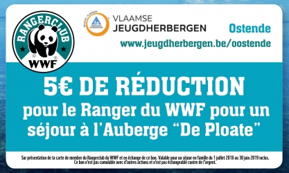 WWF-Rangerclub bon de réduction De Ploate