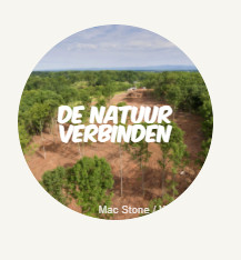 De natuur verbinden ROUND